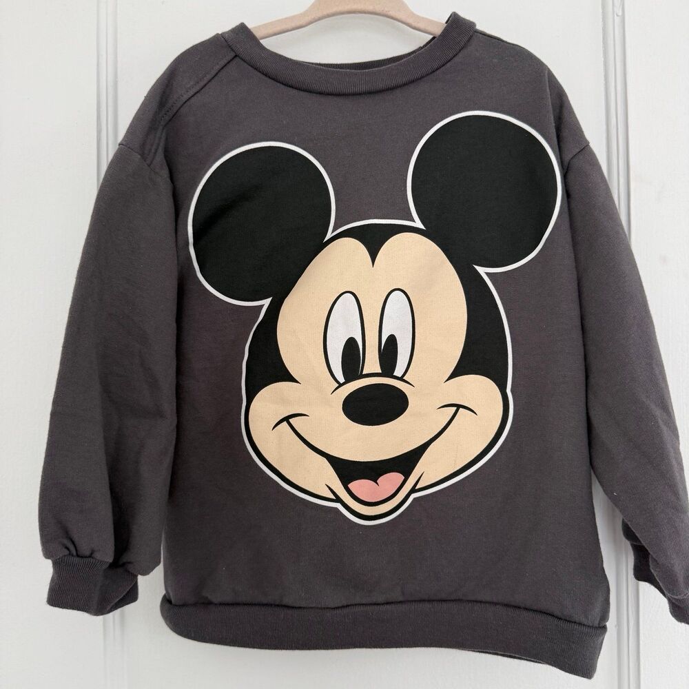 Disney Mickey Mouse Crewneck Sweatshirt Size 4T